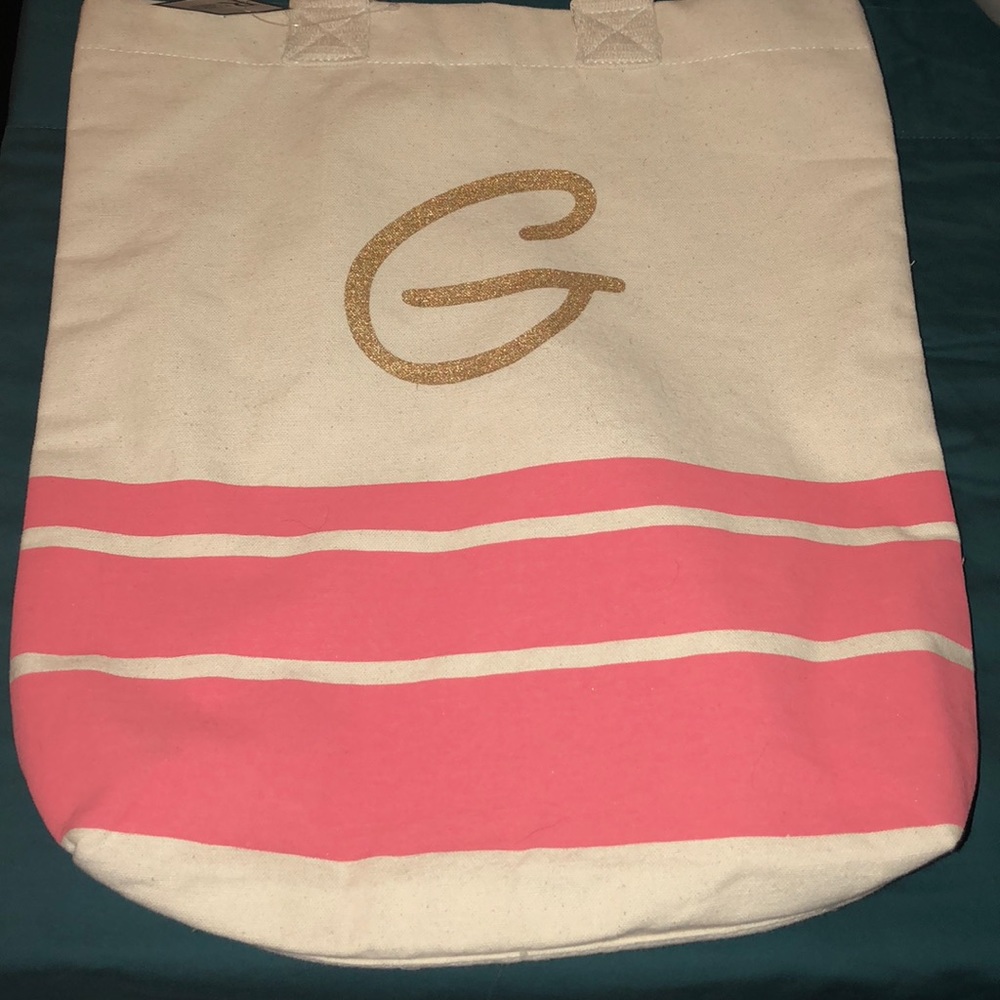 Rivera Designs Initial G Canvas bag